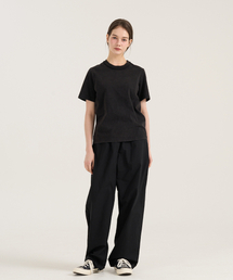 LEVHEARTED（レブハティッド）の「オスティナートバンディングワイド - ブラック（その他パンツ）」