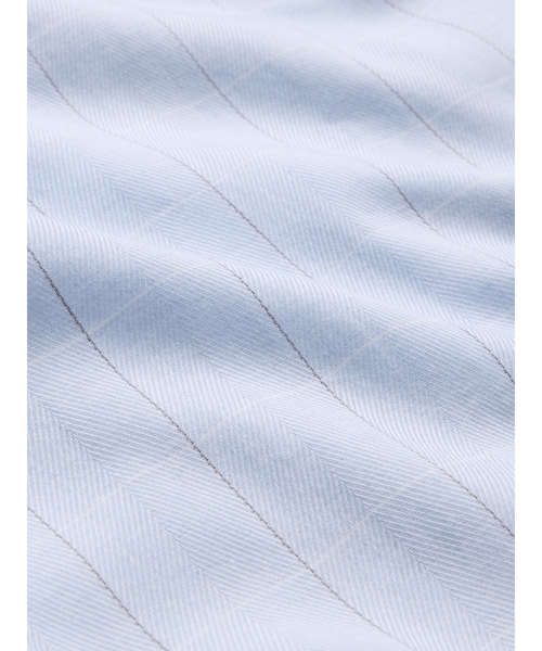 Banana Republic（バナナリパブリック）の「スリムフィット コットンカシミヤ ドレスシャツ（シャツ/ブラウス・メンズ・ホワイト/ライトブルー・L/M/XL/S）」の4枚目の写真