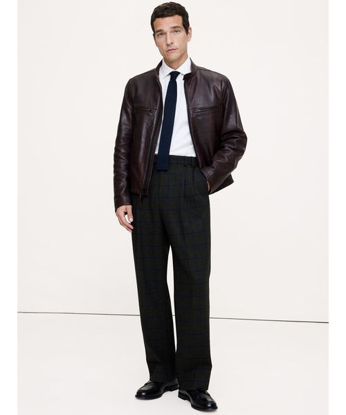 Banana Republic（バナナリパブリック）の「スリムフィット コットンカシミヤ ドレスシャツ（シャツ/ブラウス・メンズ・ホワイト/ライトブルー・L/M/XL/S）」の5枚目の写真