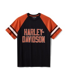 Harley-Davidson | H-D(R)エッセンシャル 袖ストライプ ラグランTシャツ(Tシャツ/カットソー)