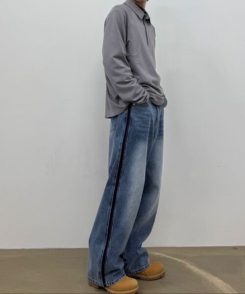 TOFFEE(トフィー)の「VTG ポロTシャツ (GREY)(ポロシャツ・メンズ・その他・SMALL/MEDIUM/LARGE/X-LARGE)」の6枚目の写真
