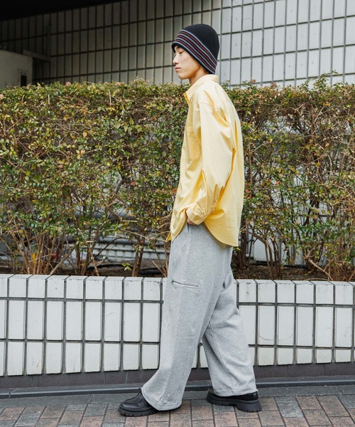niko and...(ニコアンド)の「ワイドジップスウェットパンツ(スウェットパンツ・メンズ・グレー/ブラック・MEDIUM/LARGE)」の20枚目の写真