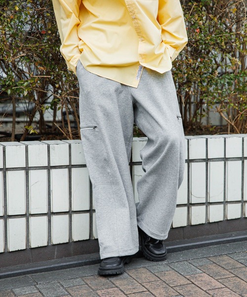 niko and...(ニコアンド)の「ワイドジップスウェットパンツ(スウェットパンツ・メンズ・グレー/ブラック・MEDIUM/LARGE)」の22枚目の写真