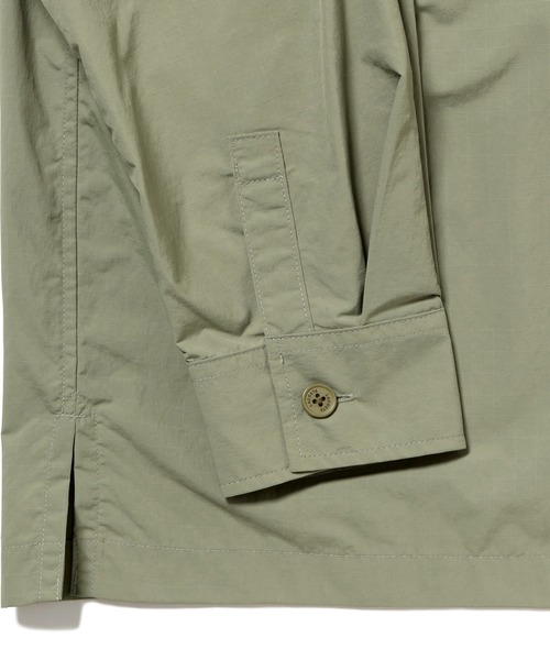 LACOSTE（ラコステ）の「ナイロンリップシャツジャケット（シャツ/ブラウス・メンズ・ブラック/モスグリーン/オフホワイト・40/39/38/41）」の15枚目の写真