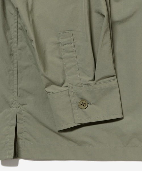 LACOSTE（ラコステ）の「ナイロンリップシャツジャケット（シャツ/ブラウス・メンズ・ブラック/モスグリーン/オフホワイト・40/39/38/41）」の8枚目の写真