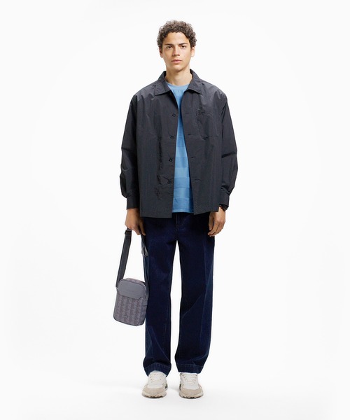 LACOSTE（ラコステ）の「ナイロンリップシャツジャケット（シャツ/ブラウス・メンズ・ブラック/モスグリーン/オフホワイト・40/39/38/41）」の18枚目の写真