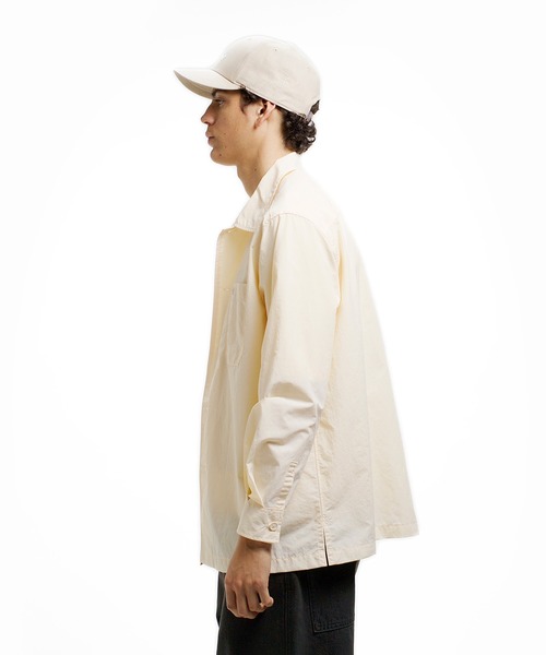 LACOSTE（ラコステ）の「ナイロンリップシャツジャケット（シャツ/ブラウス・メンズ・ブラック/モスグリーン/オフホワイト・40/39/38/41）」の21枚目の写真