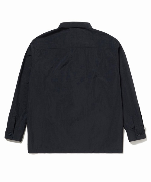 LACOSTE（ラコステ）の「ナイロンリップシャツジャケット（シャツ/ブラウス・メンズ・ブラック/モスグリーン/オフホワイト・40/39/38/41）」の10枚目の写真