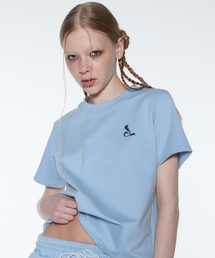CURVED L SET TEE(SKY BLUE)