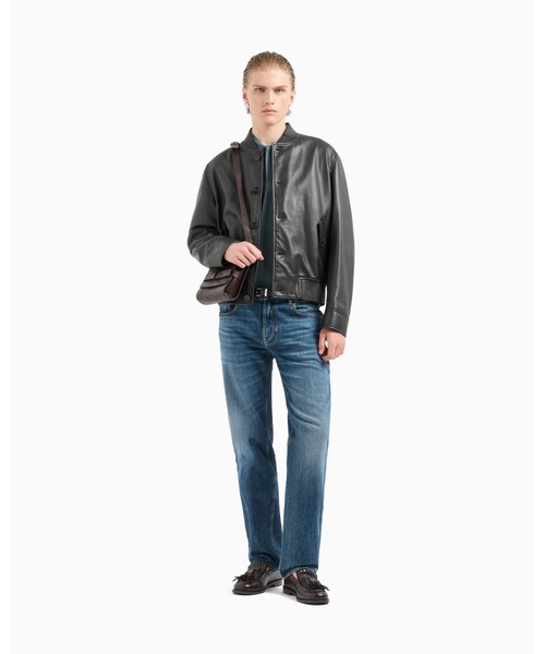 EMPORIO ARMANI(エンポリオアルマーニ)の「【エンポリオ アルマーニ】ストレートフィットジーンズ J76 ウォッシュドデニム(デニムパンツ・メンズ・ブルー・28inch/31inch/27inch)」の6枚目の写真