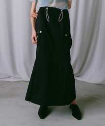sahara | Draw Cord Cargo Skirt(スカート)