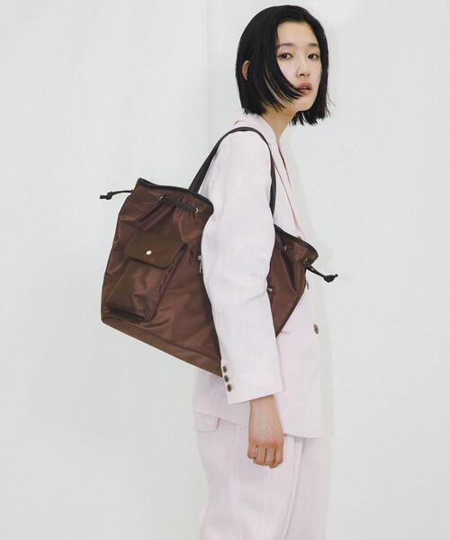 Lsize』hun RODESKO Dual pocket tote large（トートバッグ）｜RODE
