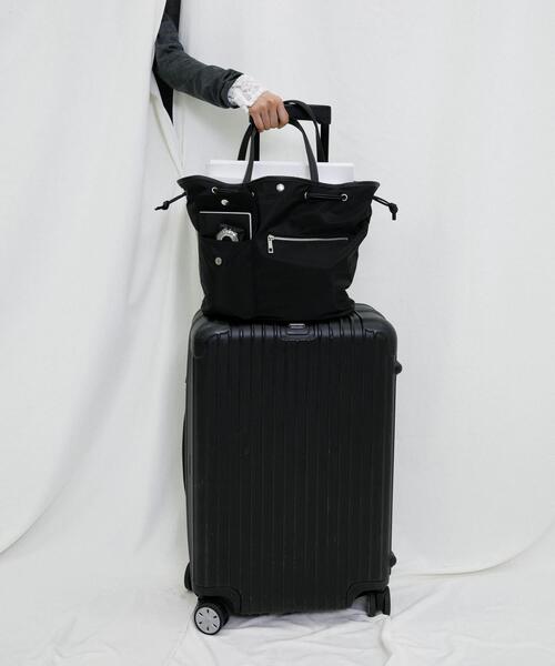 RODE SKO(ロデスコ)の「『Lsize』hun RODESKO Dual pocket tote large(トートバッグ・レディース・ブラウン/ブラック・ONE)」の1枚目の写真