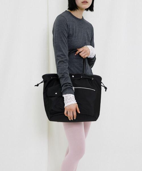 RODE SKO(ロデスコ)の「『Lsize』hun RODESKO Dual pocket tote large(トートバッグ・レディース・ブラウン/ブラック・ONE)」の3枚目の写真