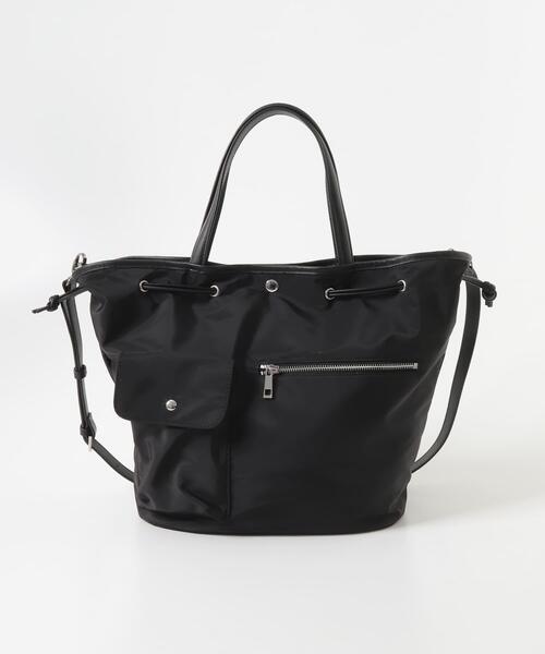RODE SKO(ロデスコ)の「『Lsize』hun RODESKO Dual pocket tote large(トートバッグ・レディース・ブラウン/ブラック・ONE)」の8枚目の写真