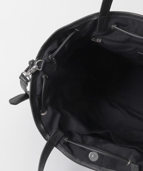 RODE SKO(ロデスコ)の「『Lsize』hun RODESKO Dual pocket tote large(トートバッグ・レディース・ブラウン/ブラック・ONE)」の9枚目の写真