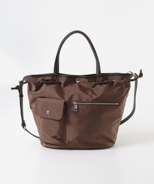 RODE SKO(ロデスコ)の「『Lsize』hun RODESKO Dual pocket tote large(トートバッグ・レディース・ブラウン/ブラック・ONE)」の16枚目の写真