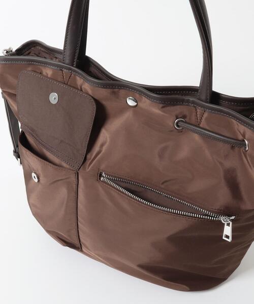 RODE SKO(ロデスコ)の「『Lsize』hun RODESKO Dual pocket tote large(トートバッグ・レディース・ブラウン/ブラック・ONE)」の20枚目の写真