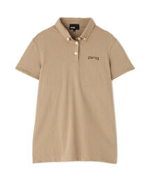 PING（ピン）の「【PING APPAREL】ストライプジャカード半袖ポロシャツ（ポロシャツ）」