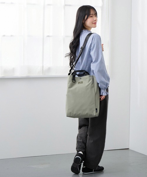 ROOTOTE(ルートート)の「ルートート / SC.トール2way.リップストップ-A(ショルダーバッグ・レディース・ブラウン/チャコールグレー/ブラック/カーキ・FREE)」の16枚目の写真