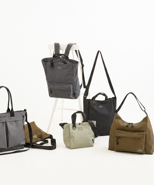 ROOTOTE(ルートート)の「ルートート / SC.トール2way.リップストップ-A(ショルダーバッグ・レディース・ブラウン/チャコールグレー/ブラック/カーキ・FREE)」の21枚目の写真