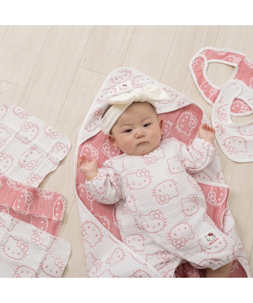 sanrio（サンリオ）の「SANRIO サンリオ 多重織ガーゼおくるみ（おくるみ・キッズ・ブルー/イエロー/レッド・FREE）」の3枚目の写真