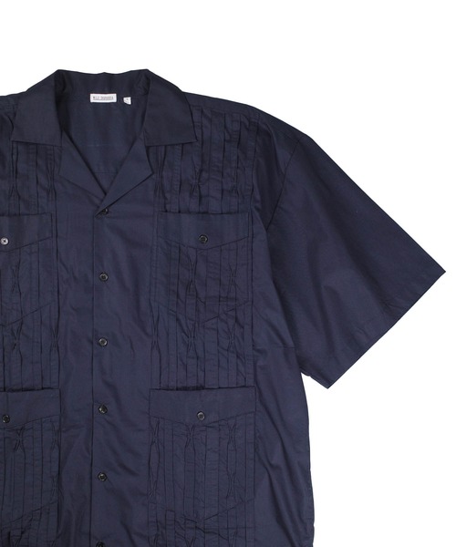 WILLY CHAVARRIA（ウィリーチャバリア）の「【SE1】【WILLY CHAVARRIA/ウィリーチャバリア】 DRESS PLEATED SHIRT BSP100（シャツ/ブラウス・メンズ・グレー/ダークネイビー・L/M）」の16枚目の写真