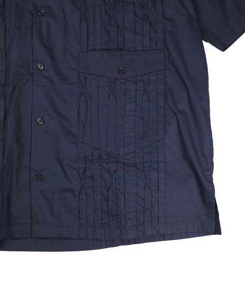 WILLY CHAVARRIA（ウィリーチャバリア）の「【SE1】【WILLY CHAVARRIA/ウィリーチャバリア】 DRESS PLEATED SHIRT BSP100（シャツ/ブラウス・メンズ・グレー/ダークネイビー・L/M）」の19枚目の写真