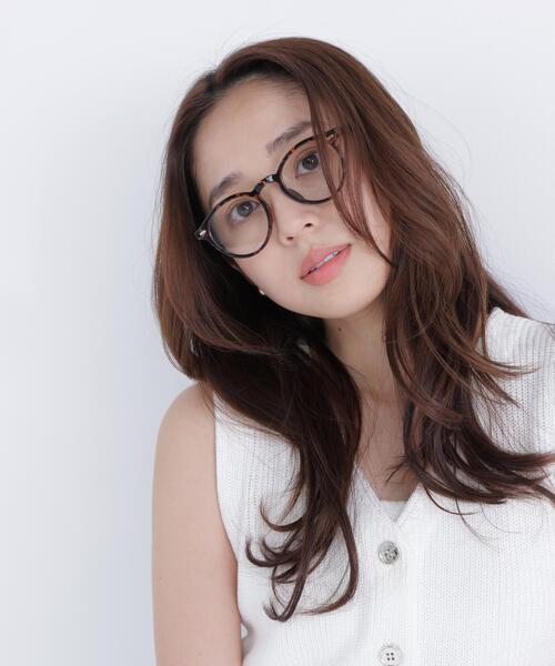 NATURAL BEAUTY BASIC(ナチュラルビューティーベーシック)の「◇ボストンセルフレームグラス(メガネ・レディース・ブラウン/ベージュ・フリ-)」の10枚目の写真