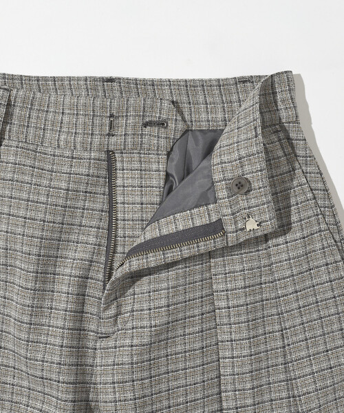 Firsthand（ファーストハンド）の「Firsthand/ファーストハンド カラミチェック カーヴィーパンツ / セットアップ対応（その他パンツ・レディース・ブラック/ブルーグリーン・SMALL/MEDIUM）」の4枚目の写真