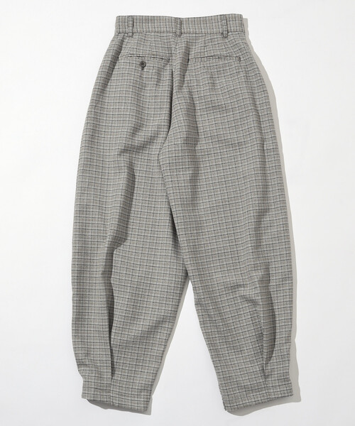 Firsthand（ファーストハンド）の「Firsthand/ファーストハンド カラミチェック カーヴィーパンツ / セットアップ対応（その他パンツ・レディース・ブラック/ブルーグリーン・SMALL/MEDIUM）」の7枚目の写真