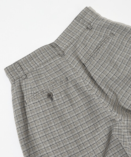 Firsthand（ファーストハンド）の「Firsthand/ファーストハンド カラミチェック カーヴィーパンツ / セットアップ対応（その他パンツ・レディース・ブラック/ブルーグリーン・SMALL/MEDIUM）」の8枚目の写真