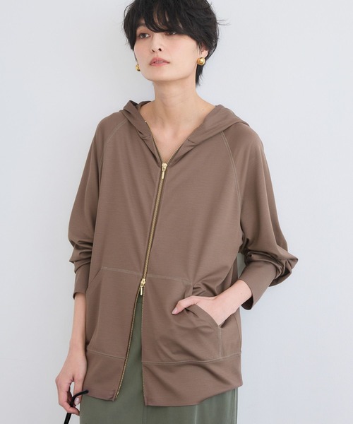 BARNYARDSTORM(バンヤードストーム)の「BARNYARDSTORM / UVカットCOOLタッチパーカー【UVカット / 接触冷感】JAPAN FABRIC(パーカー・レディース・チャコールグレー/ライトブラウン/ホワイト/ブラック/グレー系その他・L/M/S)」の20枚目の写真