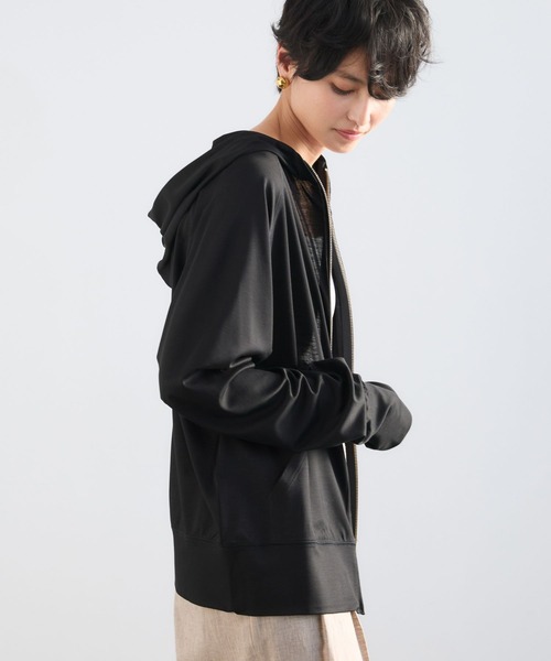 BARNYARDSTORM(バンヤードストーム)の「BARNYARDSTORM / UVカットCOOLタッチパーカー【UVカット / 接触冷感】JAPAN FABRIC(パーカー・レディース・チャコールグレー/ライトブラウン/ホワイト/ブラック/グレー系その他・L/M/S)」の18枚目の写真