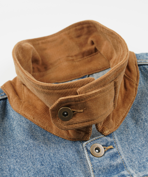 FRIZMWORKS(フリズムワークス)の「WASHED DENIM TRUCKER JACKET _ BLUE(デニムジャケット・メンズ・その他・SMALL/MEDIUM/LARGE/X-LARGE)」の4枚目の写真