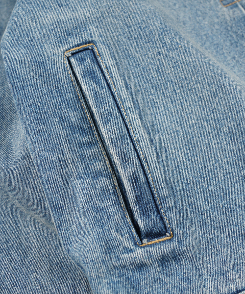 FRIZMWORKS(フリズムワークス)の「WASHED DENIM TRUCKER JACKET _ BLUE(デニムジャケット・メンズ・その他・SMALL/MEDIUM/LARGE/X-LARGE)」の6枚目の写真