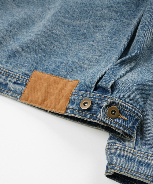 FRIZMWORKS(フリズムワークス)の「WASHED DENIM TRUCKER JACKET _ BLUE(デニムジャケット・メンズ・その他・SMALL/MEDIUM/LARGE/X-LARGE)」の8枚目の写真