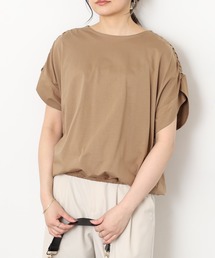 EGLANTINE コクーンシルエットギャザーカットソー