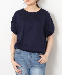 EGLANTINE コクーンシルエットギャザーカットソー
