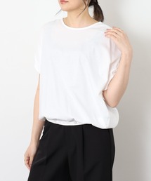 EGLANTINE コクーンシルエットギャザーカットソー