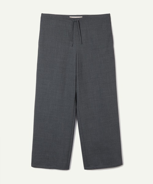 leinwande(ラインヴァンド)の「Wide Straight Trousers / ワイドストレートトラウザー(スラックス・レディース・イエロー/グレー/ネイビー系・SMALL/MEDIUM)」の6枚目の写真