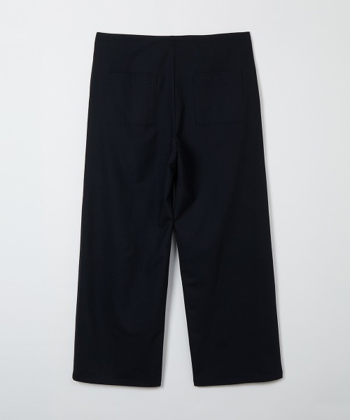 leinwande(ラインヴァンド)の「Wide Straight Trousers / ワイドストレートトラウザー(スラックス・レディース・イエロー/グレー/ネイビー系・SMALL/MEDIUM)」の9枚目の写真