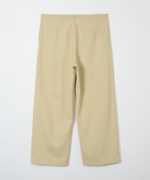 leinwande(ラインヴァンド)の「Wide Straight Trousers / ワイドストレートトラウザー(スラックス・レディース・イエロー/グレー/ネイビー系・SMALL/MEDIUM)」の11枚目の写真