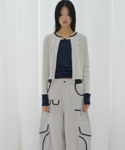 FANCY CLUB(ファンシークラブ)の「◇FANCYCLUB◇ブランド直輸入正規品/エアリー ボタン カーディガン AIRY BUTTON CARDIGAN(カーディガン/ボレロ・レディース・ベージュ/アッシュグレー/グレー・FREE)」の15枚目の写真