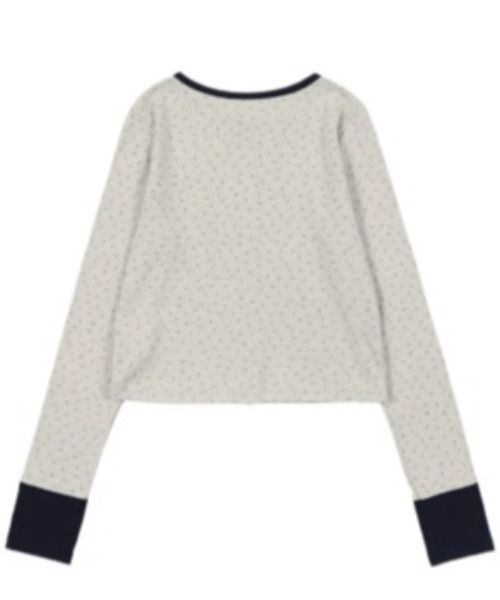 FANCY CLUB(ファンシークラブ)の「◇FANCYCLUB◇ブランド直輸入正規品/エアリー ボタン カーディガン AIRY BUTTON CARDIGAN(カーディガン/ボレロ・レディース・ベージュ/アッシュグレー/グレー・FREE)」の6枚目の写真