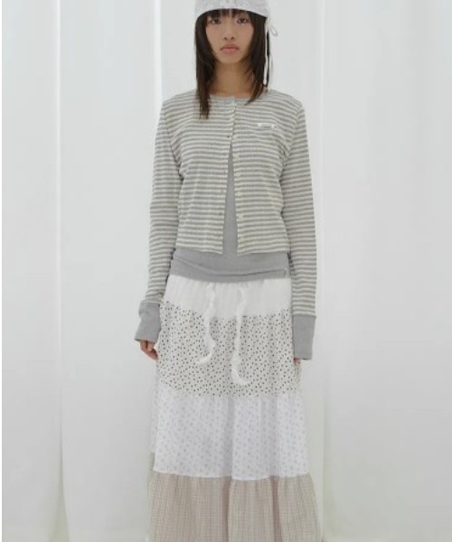 FANCY CLUB(ファンシークラブ)の「◇FANCYCLUB◇ブランド直輸入正規品/エアリー ボタン カーディガン AIRY BUTTON CARDIGAN(カーディガン/ボレロ・レディース・ベージュ/アッシュグレー/グレー・FREE)」の20枚目の写真