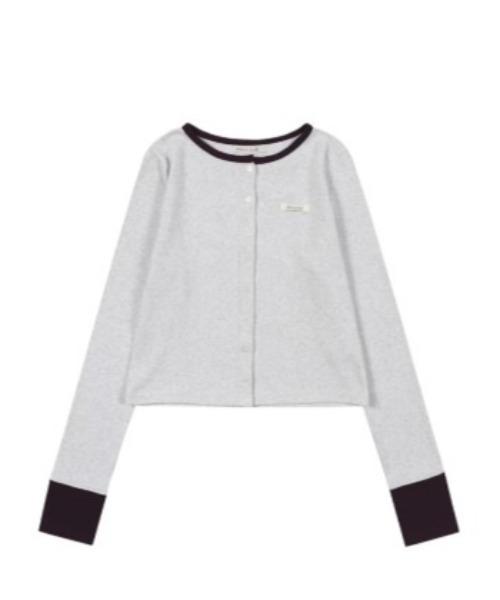 FANCY CLUB(ファンシークラブ)の「◇FANCYCLUB◇ブランド直輸入正規品/エアリー ボタン カーディガン AIRY BUTTON CARDIGAN(カーディガン/ボレロ・レディース・ベージュ/アッシュグレー/グレー・FREE)」の10枚目の写真