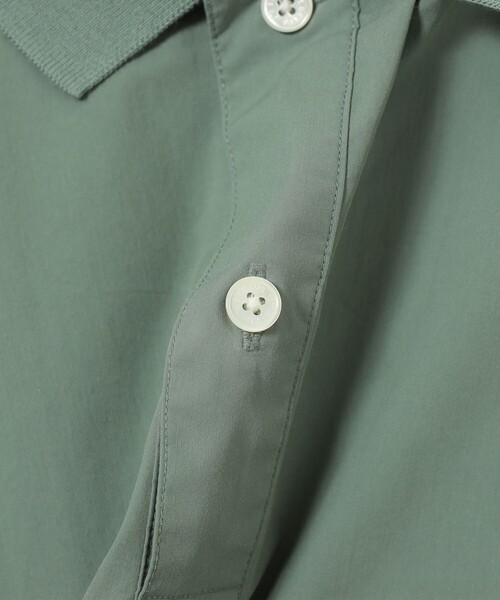 BEAMS（ビームス）の「フェイク イン ポロシャツ（ポロシャツ・メンズ・ブラック/グリーン系その他・X-LARGE/LARGE/MEDIUM/SMALL）」の6枚目の写真