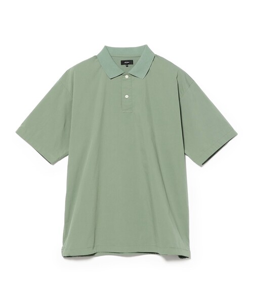 BEAMS（ビームス）の「フェイク イン ポロシャツ（ポロシャツ・メンズ・ブラック/グリーン系その他・X-LARGE/LARGE/MEDIUM/SMALL）」の11枚目の写真