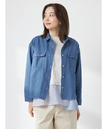 McGREGOR（マックレガー）の「インディゴサッカーシャツアウター（ブルゾン）」